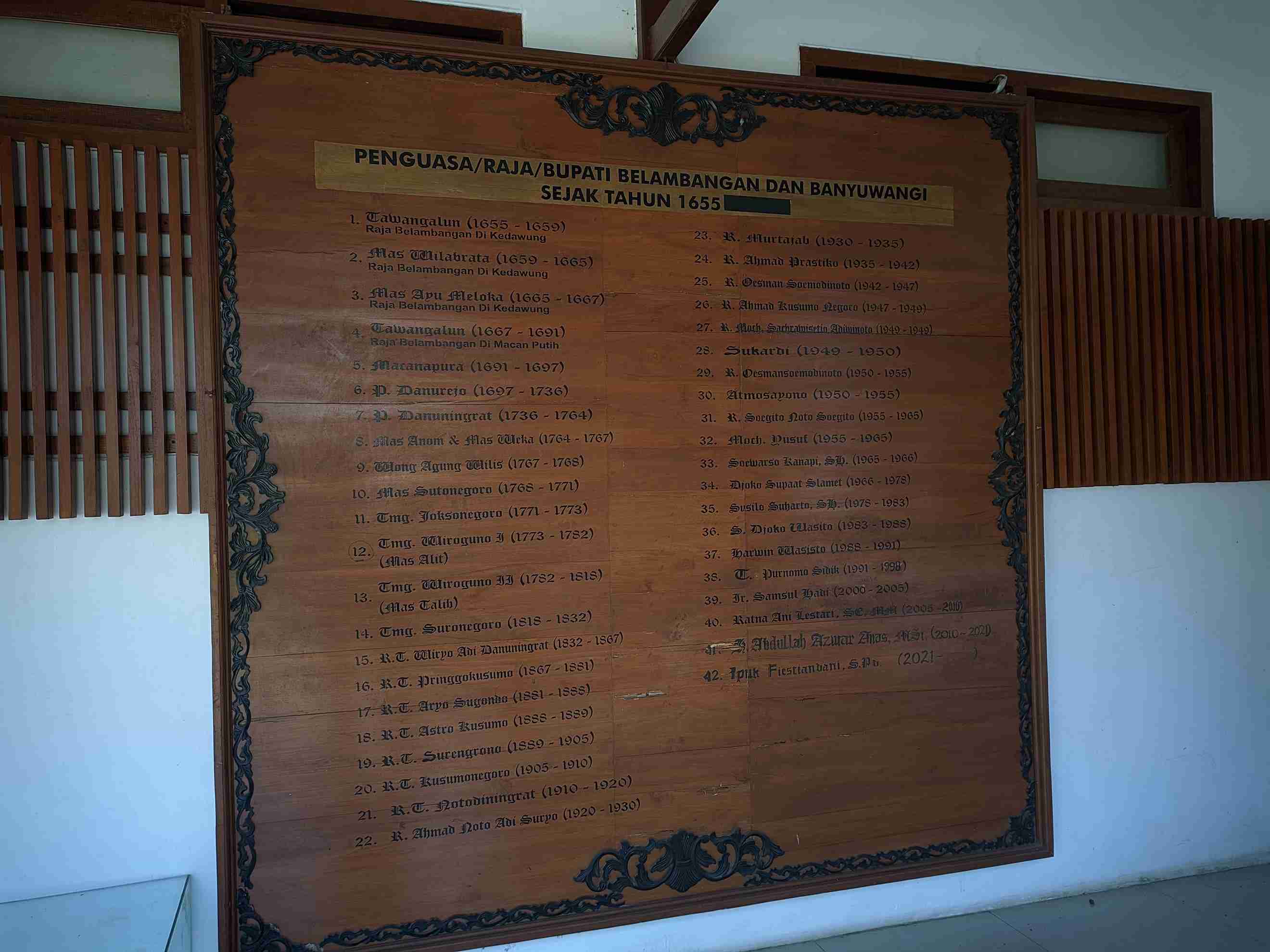 Ilustrasi Informasi Pemimpin/Bupati Banyuwangi